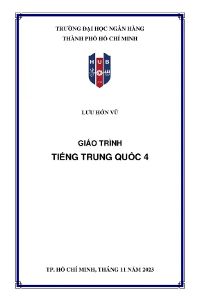 Giáo trình tiếng trung quốc 4