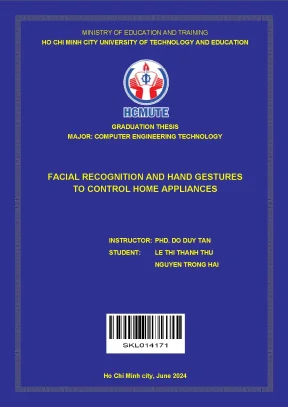 Facial recognition and hand gestures to control home appliances