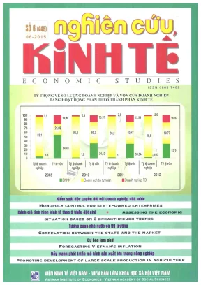 Nghiên cứu kinh tế 445 ban biên tập trần đình thiên và nh ng kh