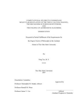 Luận án tiến sĩ computational studies to understand molecular regulation of the trpc6 calcium channel the mechanism of purine biosynthesis and the folding of azobenzene oligomers