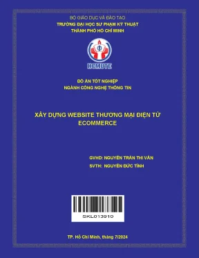 Đồ án tốt nghiệp công nghệ thông tin xây dựng website thương mại điện tử ecommerce
