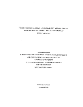 Luận án tiến sĩ three dimensional strain measurement by a bragg grating sensor subjected to axial and transverse load simultaneously