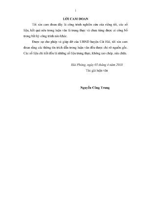 Luận văn thạc sĩ quản lý kinh tế một số biện pháp phát triển kinh tế du lịch tại đảo cát bà hải phòng