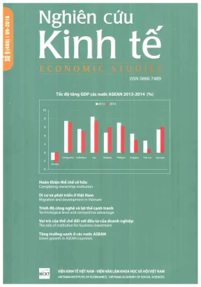Nghiên cứu kinh tế 460 ban biên tập trần đình thiên và nh ng kh