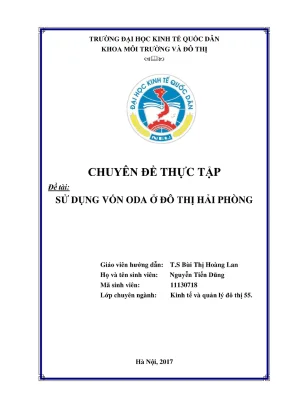 Chuyên đề thực tập sử dụng vốn oda tại hải phòng