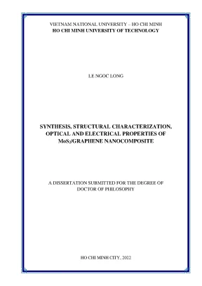 Luận án tiến sĩ kỹ thuật vật liệu synthesis structural characterization optical and electrical properties of mos2
