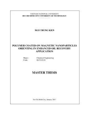 Luận văn thạc sĩ kỹ thuật hóa học polymer coated on magnetic nanoparticles orienting in enhanced oil recovery application