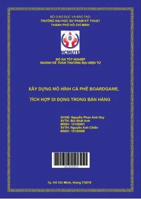 Xây dựng mô hình cà phê boardgame tích hợp di động trong bán hàng