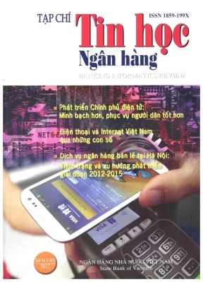 Tin học ngân hàng 130 ban biên tập tống văn sông và nh ng kh