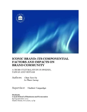 Luận án tiến sĩ iconic brand ist componential factors and impacts on brand community a cross cultural study in sweden taiwan in vietnam