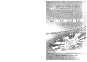 Tài chính doanh nghiệp dùng cho ngoài ngành chủ biên lưu thị hương vũ duy hào