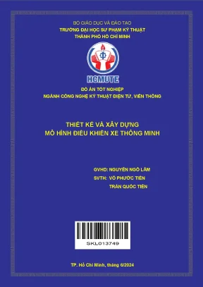 Đồ án tốt nghiệp công nghệ kỹ thuật điện tử viễn thông thiết kế và xây dựng mô hình điều khiển xe thông minh