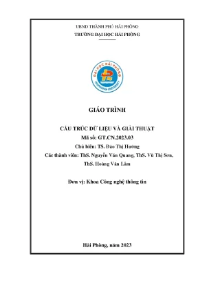 Giáo trình cấu trúc dữ liệu và giải thuật