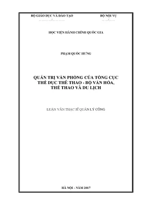 Luận văn thạc sĩ quản lý công quản trị nội bộ hoạt động của văn phòng hội đồng nhân dân và ủy ban nhân dân huyện cư jút tỉnh đắk nông