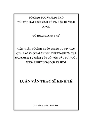 Luận văn thạc sĩ kinh tế các nhân tố ảnh hưởng đến tính hữu hiệu của kiểm toán nội bộ trong các doanh nghiệp sản xuất tại bình dương