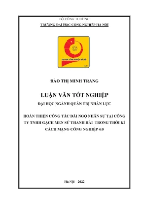 Luận văn đãi ngộ nhân sự được đánh giá cao