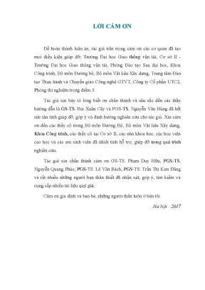 Nghiên cứu khả năng sử dụng cốt liệu xỉ thép để sản xuất bê tông nhựa nóng ở khu vực phía nam việt nan luận án tến sĩ chuyên ngành xây dựng đường ô tô và đường thành phố