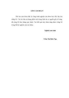Luận án tiến sĩ luật học quản lý nhà nước về lao động nước ngoài từ thực tiễn các khu công nghiệp bắc trung bộ