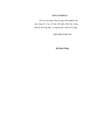 Luận án tiến sĩ đảng cộng sản việt nam lãnh đạo phát huy bản sắc văn hóa dân tộc từ năm 1998 đến năm 2014