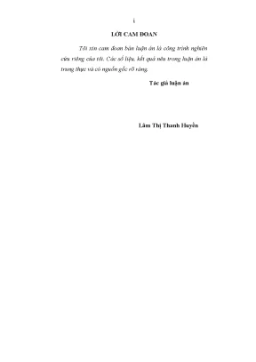 Luận án hoàn thiện phương pháp chiết khấu dòng tiền trong thẩm định giá trị doanh nghiệp ở việt nam