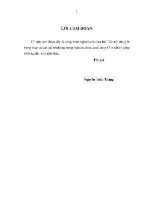 Luận án tiến sĩ kỹ thuật nghiên cứu xây dựng một lớp hàm băm mở rộng mới và khả năng ứng dụng