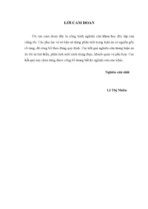 Luận án tiến sĩ ngôn ngữ văn học và văn hóa việt nam những đặc điểm cơ bản của hồi ký cách mạng việt nam