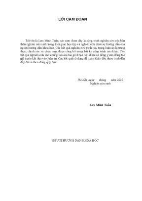 Luận án tiến sĩ nghiên cứu phát triển một số phương pháp tóm tắt văn bản sử dụng kĩ thuật học sâu