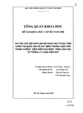 Luận văn vai trò của đội ngũ cán bộ khoa học ở học viện chính trị quốc gia hồ chí minh trong cuộc đấu tranh chống