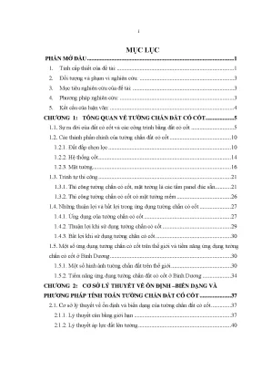 Nghiên cứu ứng dụng giải pháp tường chắn đất có cốt trong xây dựng nền đường ô tô khu vực tỉnh bình dương luận văn thạc sỹ xây dựng đường ô tô và đường thành phố