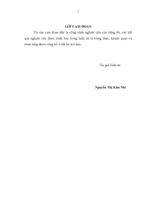 Luận án tiến sĩ y học đánh giá tiên lượng tử vong ở trẻ sơ sinh tại khoa hồi sức sơ sinh