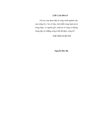 Luận án tiến sĩ nâng cao năng lực thực thi pháp luật của cảnh sát biển việt nam hiện nay