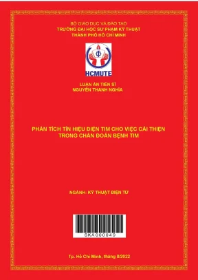 Phân tích tín hiệu điện tim cho việc cải thiện trong chẩn đoán bệnh tim luận án tiến sĩ ngành kỹ thuật điện tử