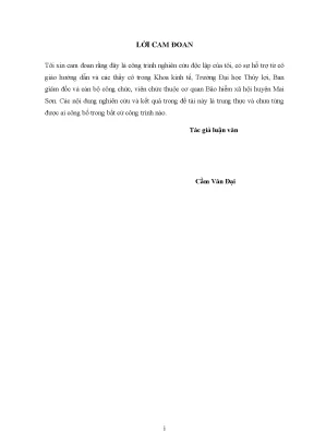 Luận văn thạc sỹ quản lý kinh tế đề tài một số giải pháp tăng cường quản lý thu bhxh tại bảo hiểm xã hội huyện mai sơn