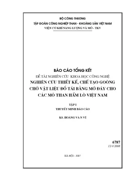 Luận văn nghiên cứu thiết kế chế tạo goòng chở vật liệu đổ tải bằng mở đáy cho các mỏ than hầm lò việt nam