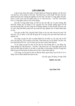Luận án tiến sĩ nghiên cứu ảnh hưởng của một số chế độ nhiệt luyện nhiều giai đoạn đến tổ chức và tính chất của hợp kim nhôm độ bền cao hệ al zn mg cu được sản xuất trong nướ