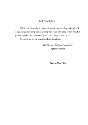 Luận án tiến sĩ nghiên cứu chẩn đoán và điều trị phẫu thuật u tủy vùng cổ