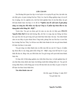 Luận văn thạc sĩ nghiên cứu đề xuất một số giải pháp nâng cao năng lực đấu thầu xây lắp tại công ty cổ phần tập đoàn đầu tư xây dựng phát triển đông đô bộ quốc phòng