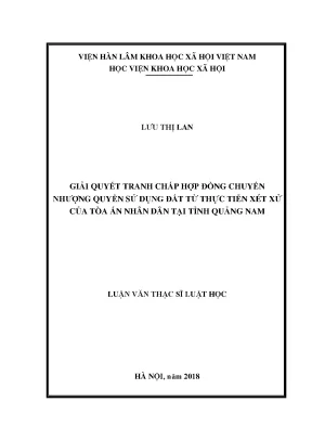 Luận văn thạc sĩ luật đất đai 3