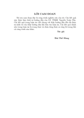 Luận án tiến sĩ toán học sự tồn tại nghiệm của bài toán tựa cân bằng và bao hàm thức tựa biến phân pareto