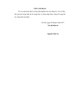 Luận án tiến sĩ báo chí học xu thế 3 phát triển của báo chí địa phương việt nam trong bối cảnh truyền thông đa phương t