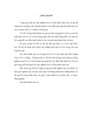 Luận văn thạc sĩ chính sách công thực hiện chính sách ưu đãi chăm sóc phụng dưỡng bà mẹ việt nam anh hùng tại tỉnh quảng nam