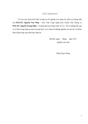 Luận án tiến sĩ kỹ thuật nghiên cứu thuật toán tách sóng và giải mã p ldpc cho hệ thống thông tin mimo cỡ lớn với bộ adc độ phân giải thấp