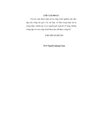 Luận án tiến sĩ lịch sử đảng bộ tỉnh lâm đồng lãnh đạo phát triển nông nghiệp ứng dụng công nghệ cao từ năm 2004 đến năm 2015