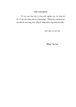 Luận án tiến sĩ luật học giải quyết tranh chấp hợp đồng bảo lãnh tiền vay tại tổ chức tín dụng từ thực tiễn xét xử giám đốc thẩm tái thẩm của toàn án nhân dân tối cao