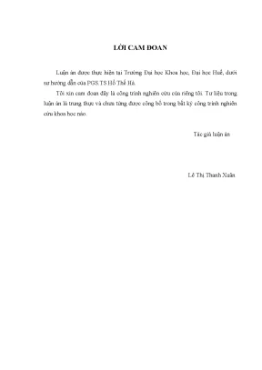 Luận án tiến sĩ văn học việt nam truyện ngắn nữ việt nam 2000 2015 từ góc nhìn phê bình văn học nữ quyền