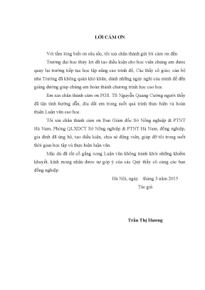 Luận văn thạc sĩ nghiên cứu xây dựng chỉ dẫn kỹ thuật cho dự án tu bổ nâng cấp đê hữu hồng tỉnh hà nam
