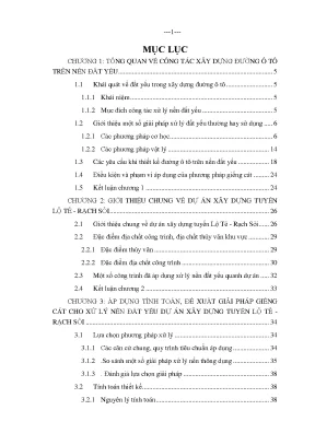Nghiên cứu và lựa chọn giải pháp xử lý đất yếu nền đường bằng giếng cát sd dự án xây dựng tuyến lộ tẻ rạch sỏi luận văn thạc sĩ chuyên ngành xây dựng đường ô tô và đường thành phố