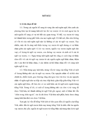Luận án tiến sĩ ngôn ngữ học từ ngữ tiếng anh trên các phương tiện truyền thông tiếng việt từ tư liệu của một số báo mạng tiếng việt