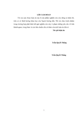 Luận án tiến sĩ luật học trách nhiệm giải trình của chính phủ theo pháp luật việt nam