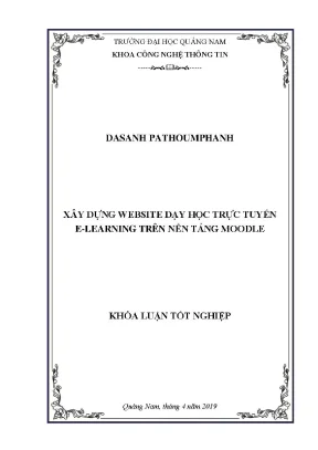 0004 xây dựng website dạy học trực tuyến e learning trên nền tảng moodle dasanh pathoumphanh luận văn đh quảng nam